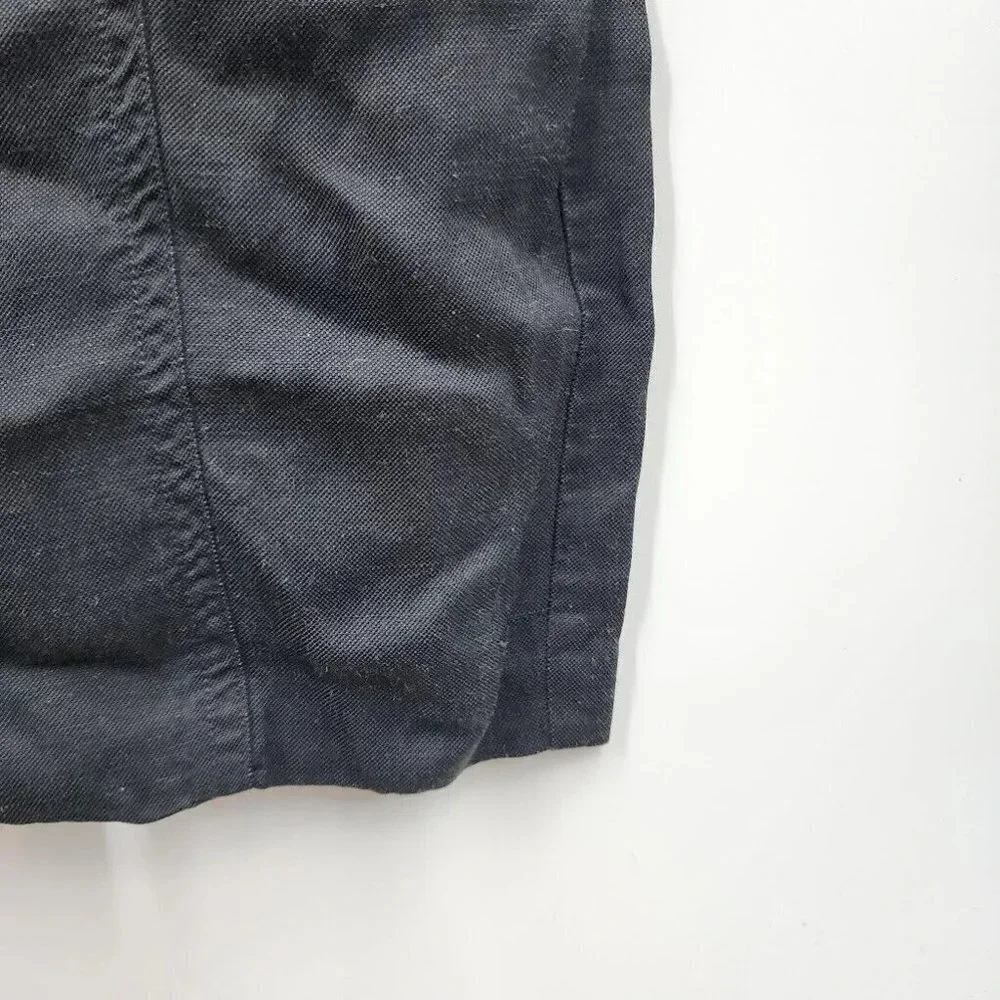 Whistles Long Sleeve Tie Waist Zip‎ Front Jumpsuit in Black Size US 10